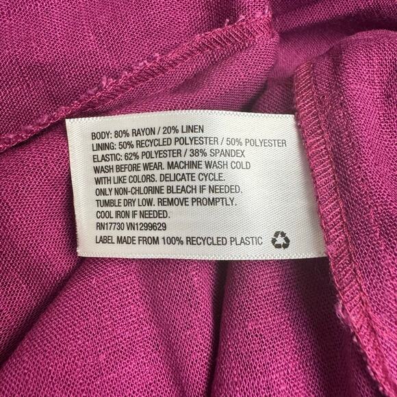 Art Class Sun Dress Girls Size XL (14-16) Magenta Purple Sleeveless Casual - Picture 5 of 7